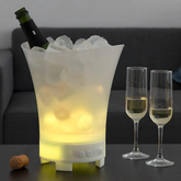 LED Beer And Champagne Bucket with Built-in Bluetooth Speaker